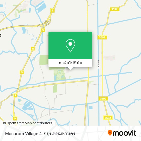 Manorom Village 4 แผนที่