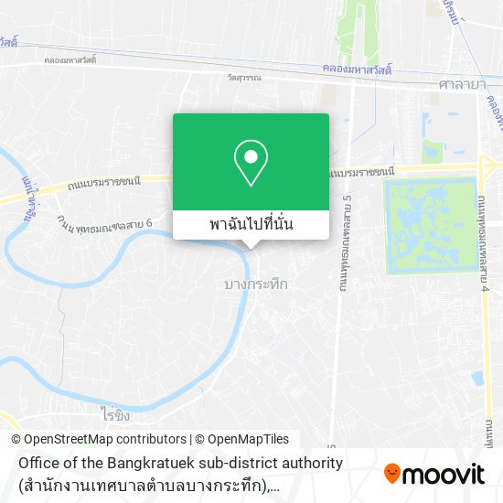 Office of the Bangkratuek sub-district authority (สำนักงานเทศบาลตำบลบางกระทึก) แผนที่