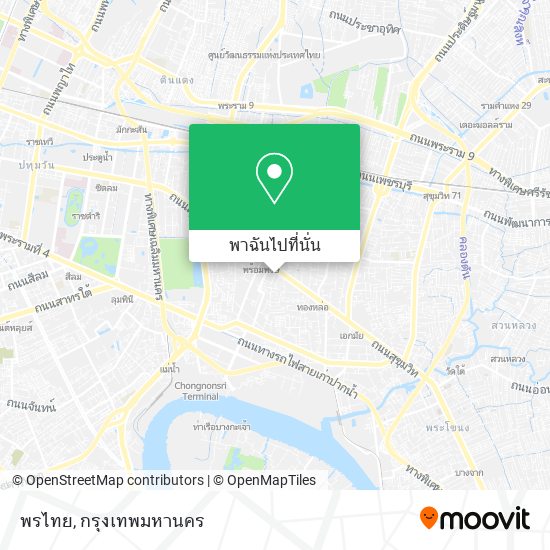 พรไทย แผนที่