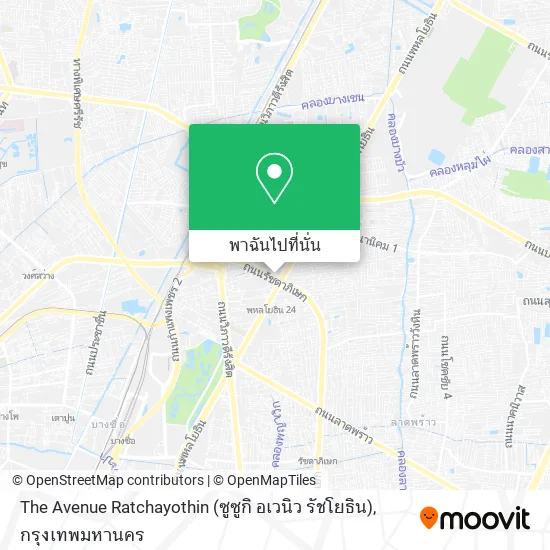 The Avenue Ratchayothin (ซูซูกิ อเวนิว รัชโยธิน) แผนที่