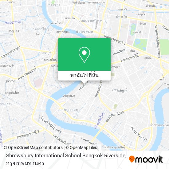 Shrewsbury International School Bangkok Riverside แผนที่