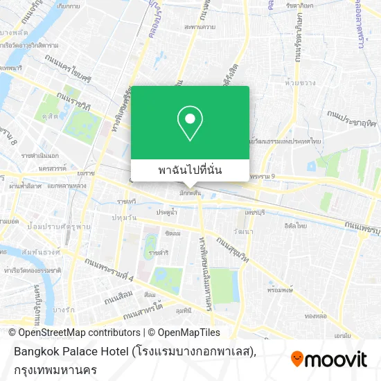 Bangkok Palace Hotel (โรงแรมบางกอกพาเลส) แผนที่