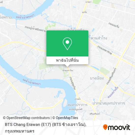 BTS Chang Erawan (E17) (BTS ช้างเอราวัณ) แผนที่