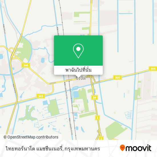 ไทยทอร์นาโด แมชชีนเนอรี่ แผนที่