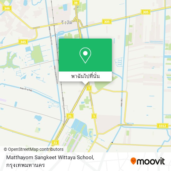 Matthayom Sangkeet Wittaya School แผนที่