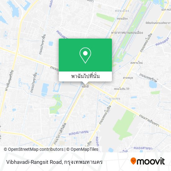 Vibhavadi-Rangsit Road แผนที่