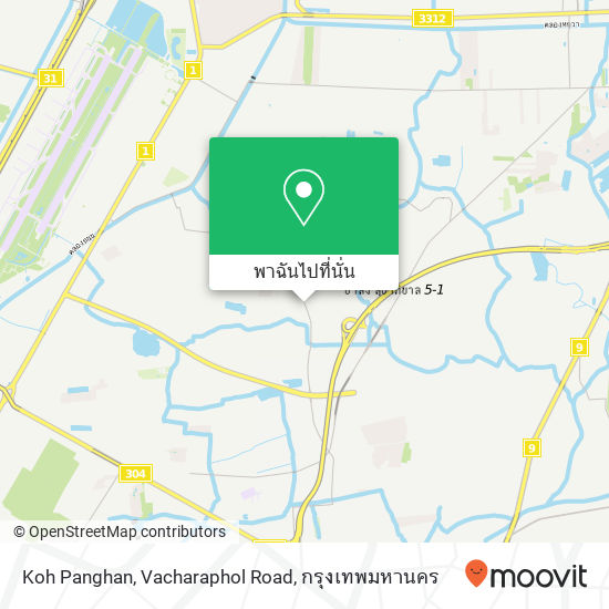 Koh Panghan, Vacharaphol Road แผนที่