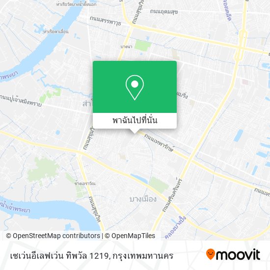 เซเว่นอีเลฟเว่น ทิพวัล 1219 แผนที่