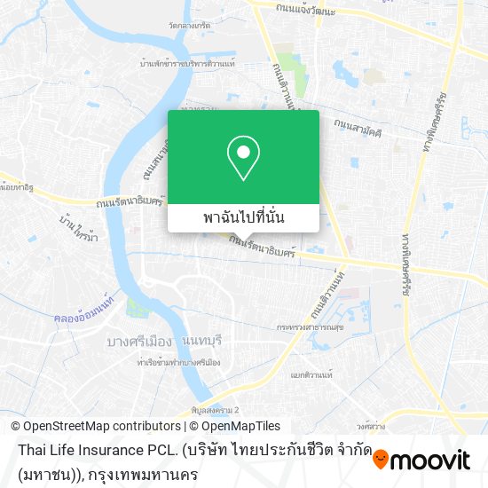 Thai Life Insurance PCL. (บริษัท ไทยประกันชีวิต จำกัด (มหาชน)) แผนที่