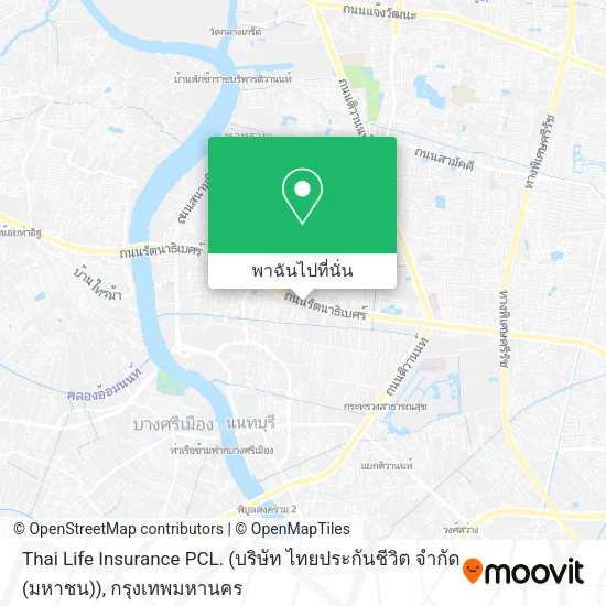 Thai Life Insurance PCL. (บริษัท ไทยประกันชีวิต จำกัด (มหาชน)) แผนที่