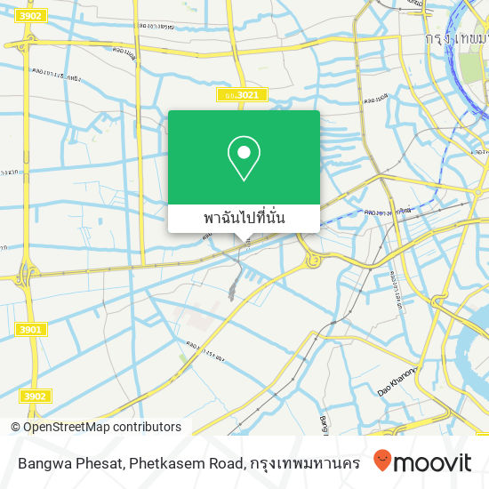 Bangwa Phesat, Phetkasem Road แผนที่