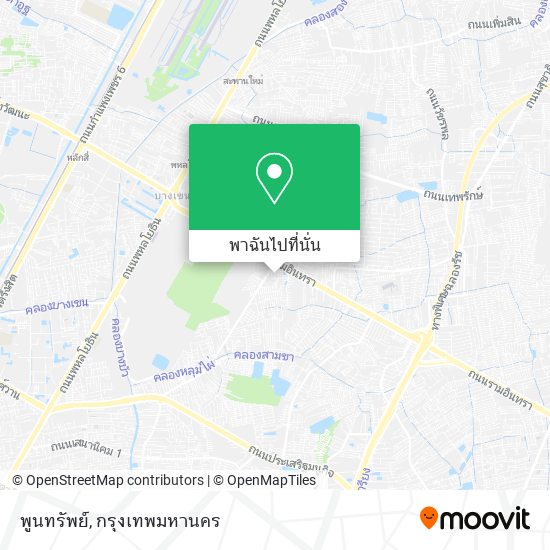 พูนทรัพย์ แผนที่