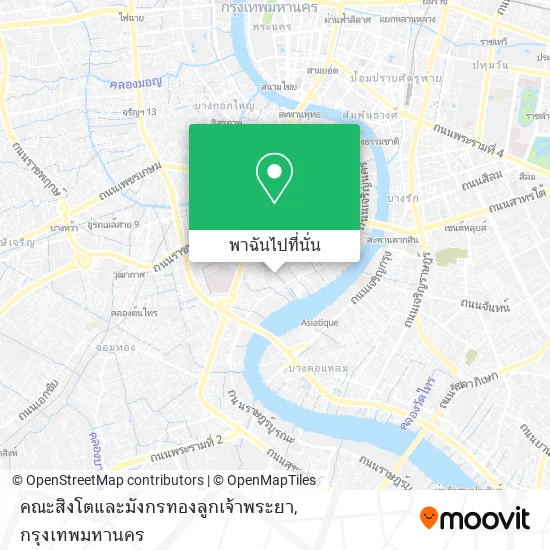 คณะสิงโตและมังกรทองลูกเจ้าพระยา แผนที่