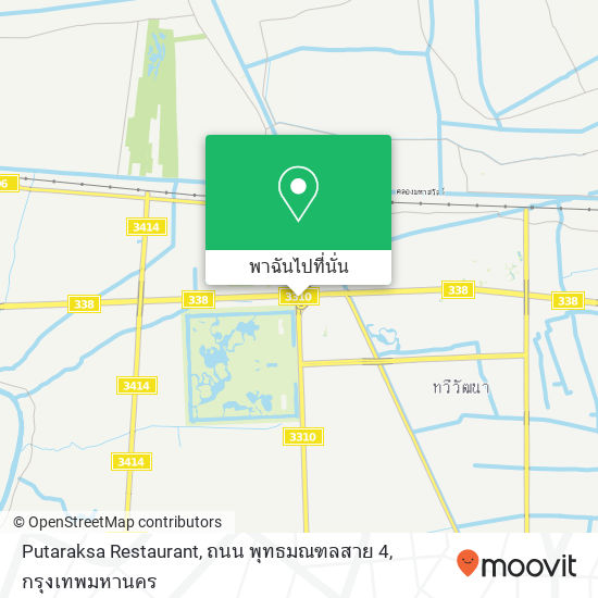 Putaraksa Restaurant, ถนน พุทธมณฑลสาย 4 แผนที่