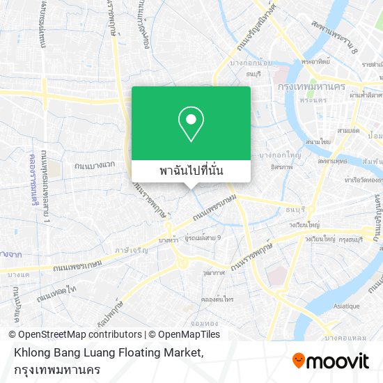 Khlong Bang Luang Floating Market แผนที่