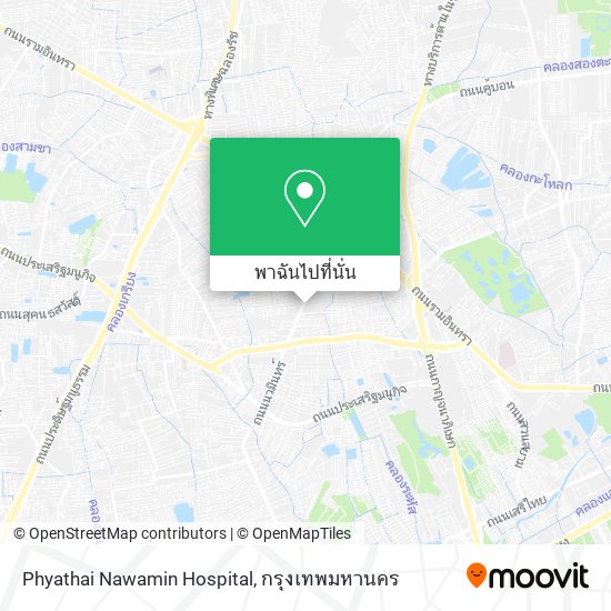 Phyathai Nawamin Hospital แผนที่