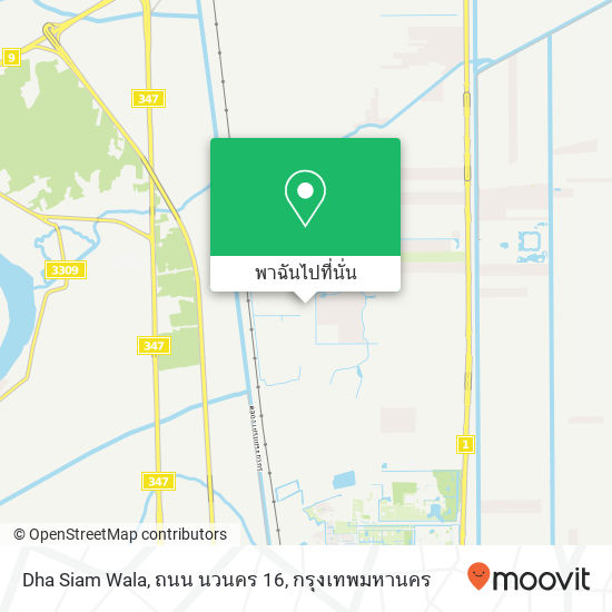 Dha Siam Wala, ถนน นวนคร 16 แผนที่