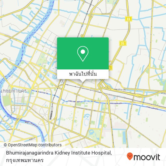 Bhumirajanagarindra Kidney Institute Hospital แผนที่