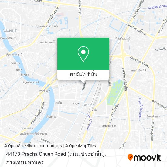 441 / 3 Pracha Chuen Road (ถนน ประชาชื่น) แผนที่