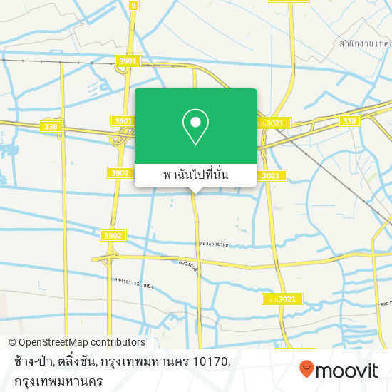 ช้าง-ป่า, ตลิ่งชัน, กรุงเทพมหานคร 10170 แผนที่