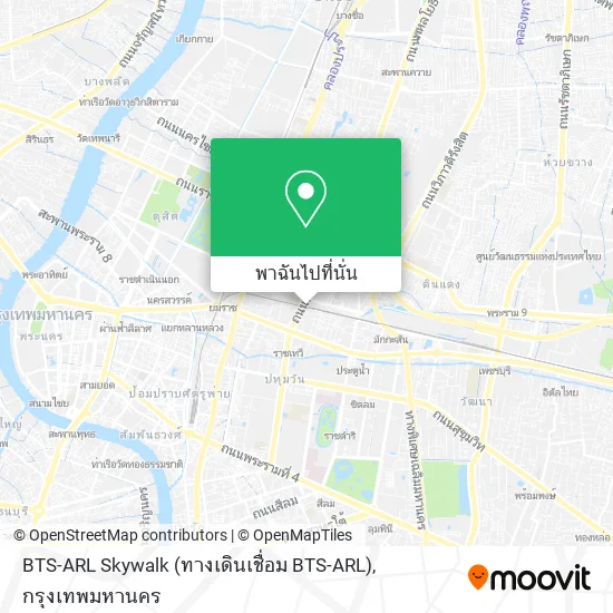 BTS-ARL Skywalk (ทางเดินเชื่อม BTS-ARL) แผนที่