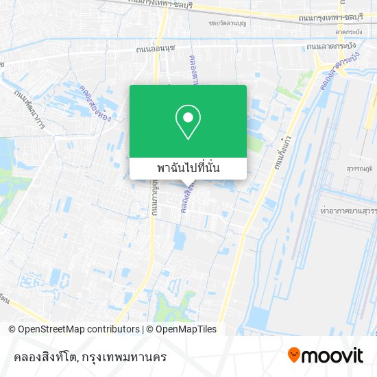 คลองสิงห์โต แผนที่