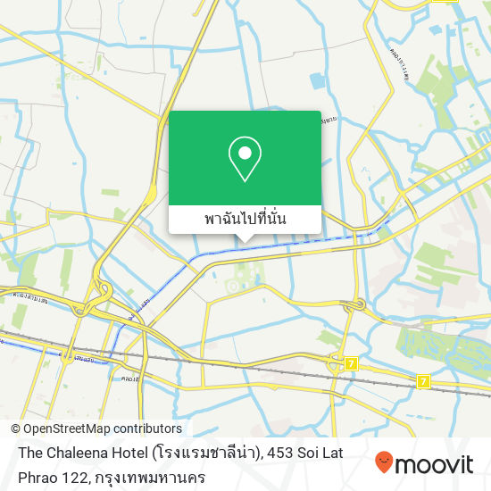 The Chaleena Hotel (โรงแรมชาลีน่า), 453 Soi Lat Phrao 122 แผนที่