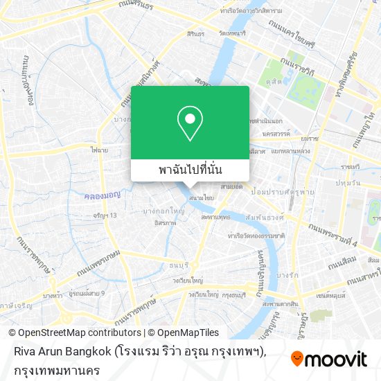 Riva Arun Bangkok (โรงแรม ริว่า อรุณ กรุงเทพฯ) แผนที่