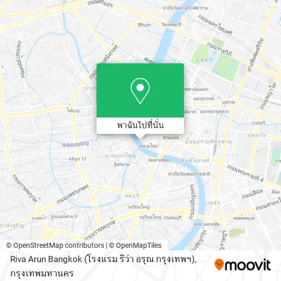 Riva Arun Bangkok (โรงแรม ริว่า อรุณ กรุงเทพฯ) แผนที่