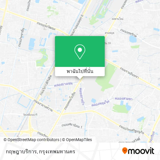 กฤษฎาบริการ แผนที่