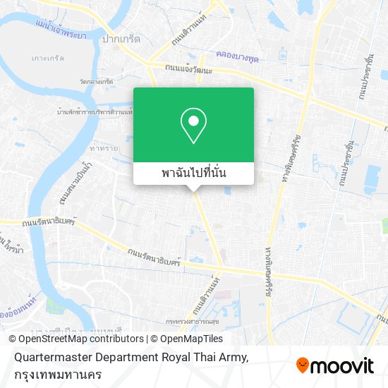 Quartermaster Department Royal Thai Army แผนที่