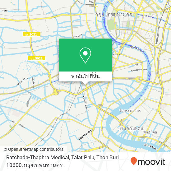 Ratchada-Thaphra Medical, Talat Phlu, Thon Buri 10600 แผนที่