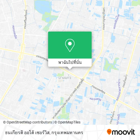 ธนเกียรติ ออโต้ เซอร์วิส แผนที่