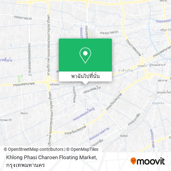 Khlong Phasi Charoen Floating Market แผนที่