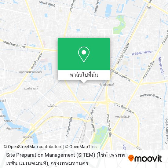 Site Preparation Management (SITEM) (ไซท์ เพรพพาเรชั่น แมเนจเมนท์) แผนที่