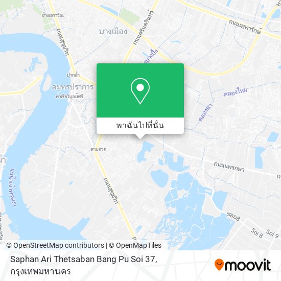 Saphan Ari Thetsaban Bang Pu Soi 37 แผนที่