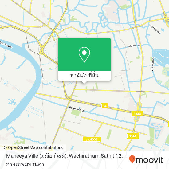 Maneeya Ville (มณียาวิลล์), Wachiratham Sathit 12 แผนที่