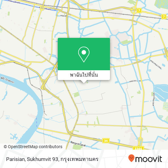 Parisian, Sukhumvit 93 แผนที่