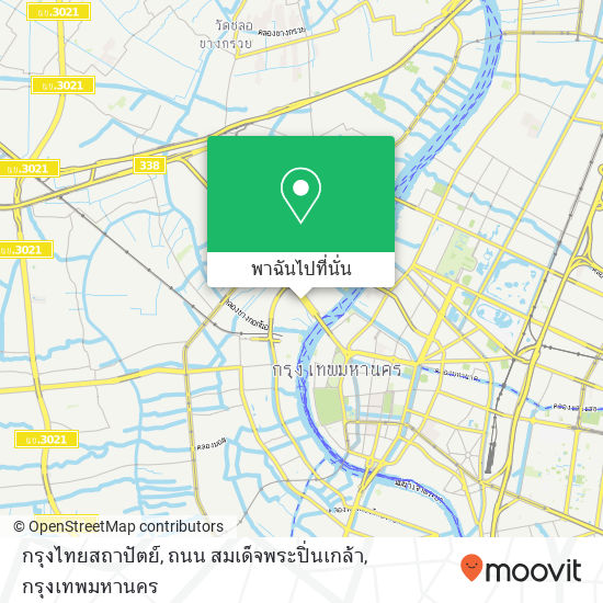 กรุงไทยสถาปัตย์, ถนน สมเด็จพระปิ่นเกล้า แผนที่