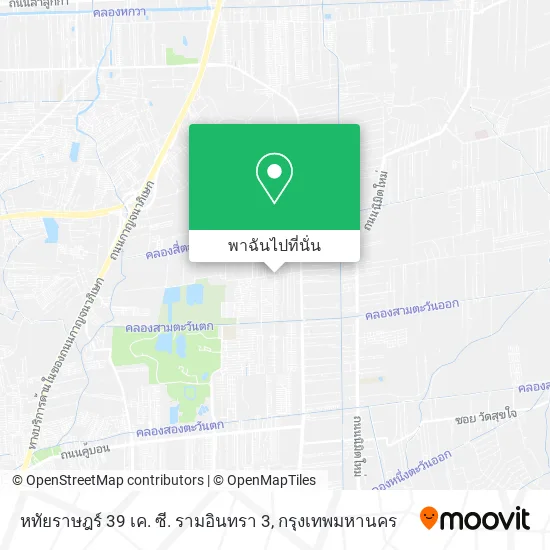 หทัยราษฎร์ 39 เค. ซี. รามอินทรา 3 แผนที่