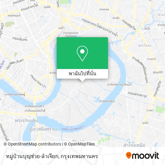 หมู่บ้านบุญช่วย-ลำเจียก แผนที่