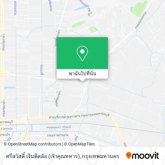 ศรีสวัสดิ์ เงินติดล้อ (เจ้าคุณทหาร) แผนที่