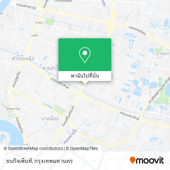 ธนกิจเพ็นท์ แผนที่