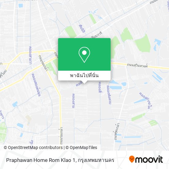 Praphawan Home Rom Klao 1 แผนที่