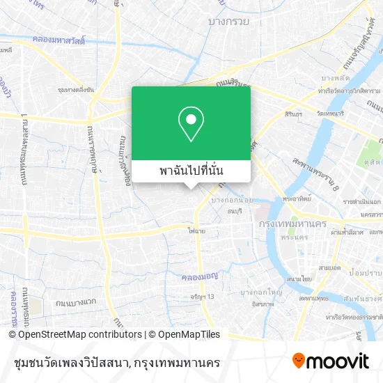 ชุมชนวัดเพลงวิปัสสนา แผนที่