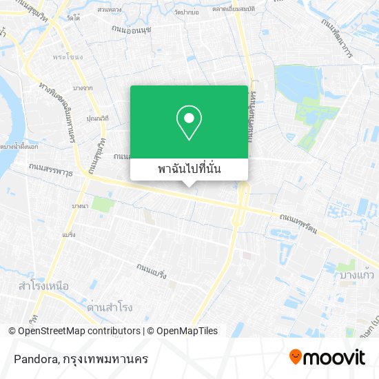 Pandora แผนที่