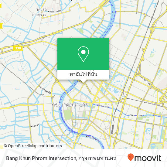 Bang Khun Phrom Intersection แผนที่