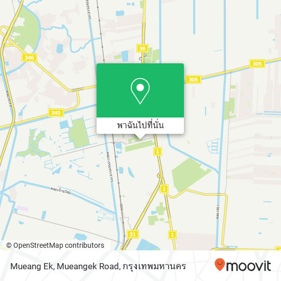 Mueang Ek, Mueangek Road แผนที่