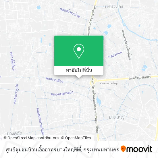 ศูนย์ชุมชนบ้านเอื้ออาทรบางใหญ่ซิตี้ แผนที่