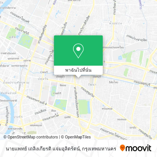 นายแพทย์ เถลิงเกียรติ แจ่มอุลิตรัตน์ แผนที่
